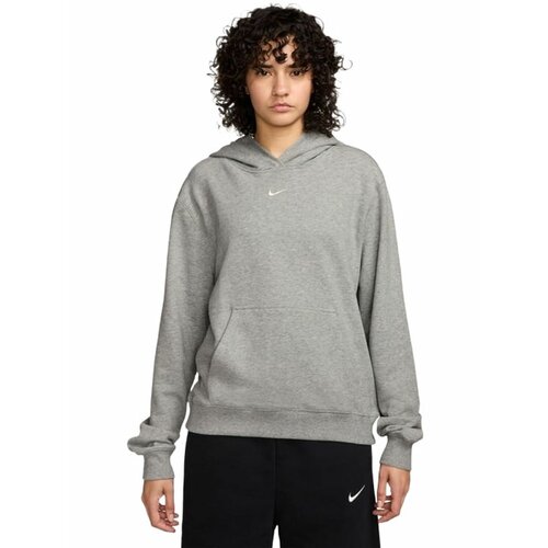 фото Худи спортивное nike studio fleece lightweight pullover hoodie, размер l, , серый