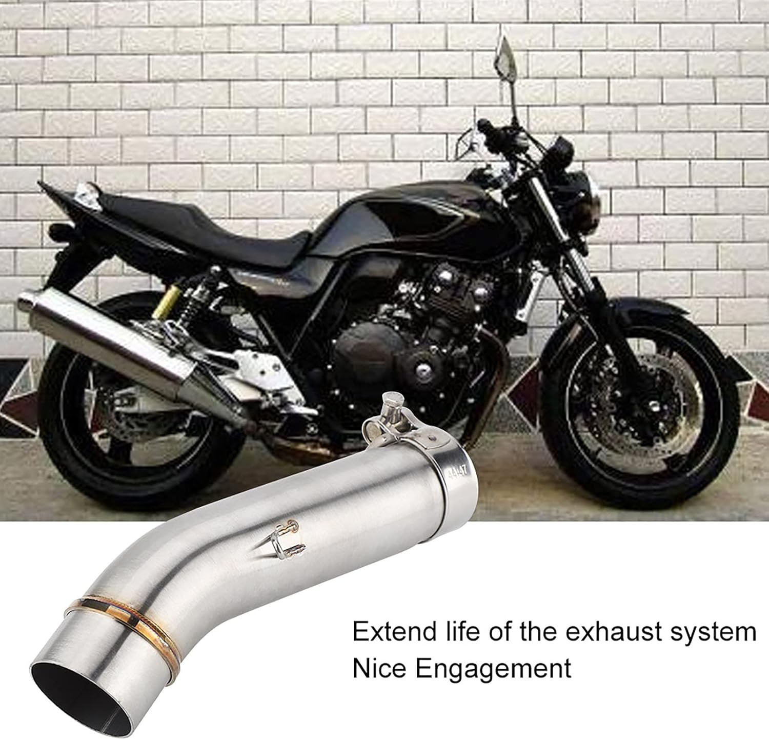 Переходник выхлопной трубы мотоцикла Honda CB400