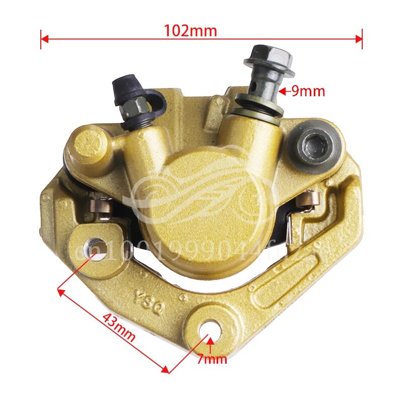 Суппорт тормоза для скутера в сборе для Yamaha Jog BWS100 YW100 BWS50 YW50 Zuma 50cc MBK Booster 100cc 3XG-F580T-01 2NA-2580T-00