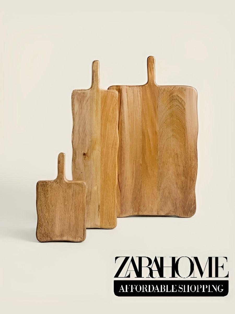 ZARA HOME Разделочная доска, 25 см х 14 см, 1 шт, длина 25 см, ширина 14 см, толщина 2.5 см, для кухни и дома