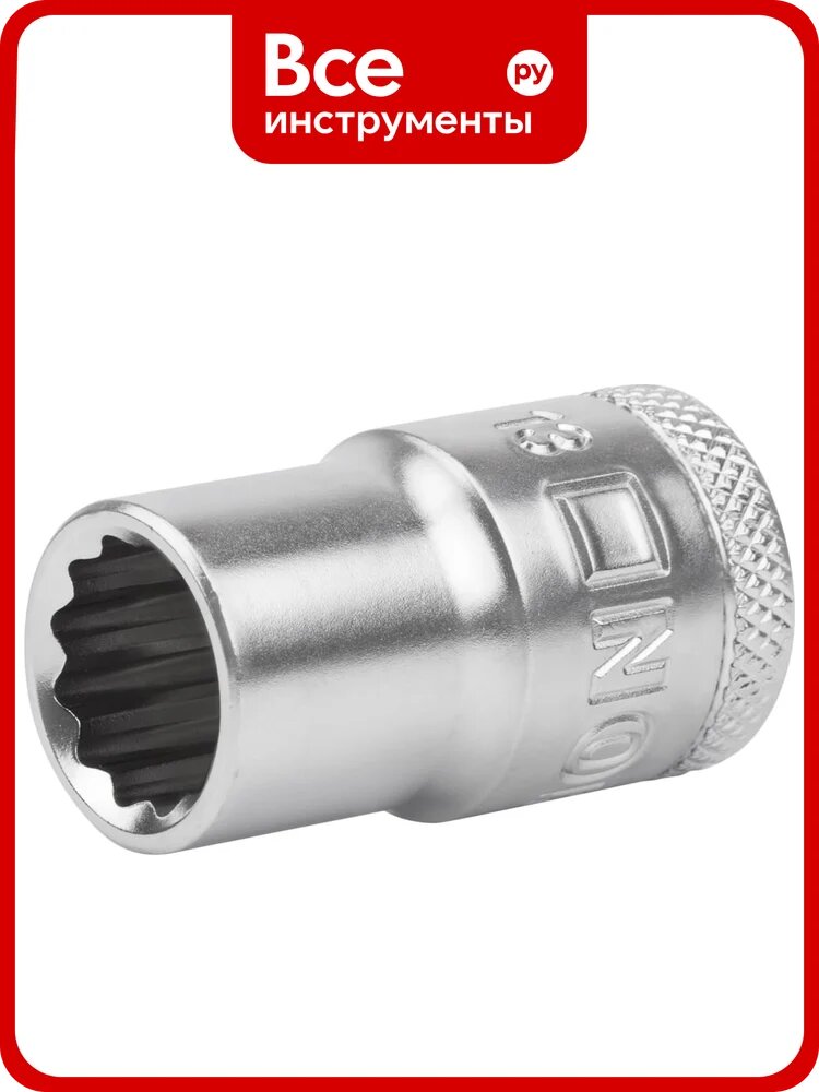 Головка торцевая 12-гр. 1/2" 13 мм, ND19-13, NORGAU 063703013