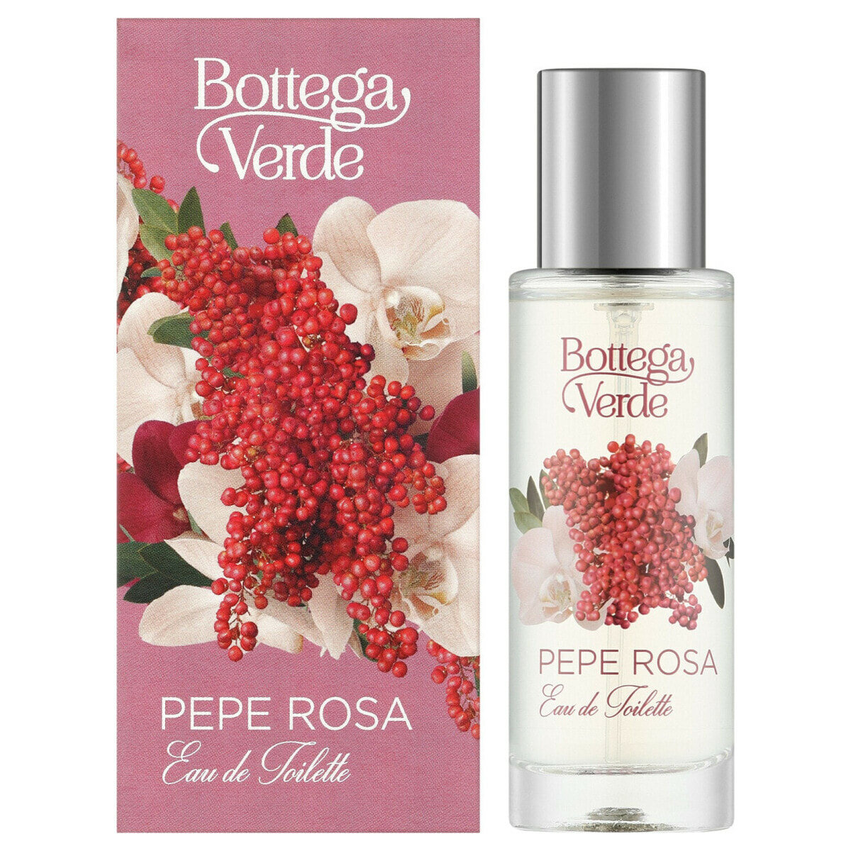 Туалетная вода Bottega Verde Pepe Rosa восточный аромат для женщин, 30 мл