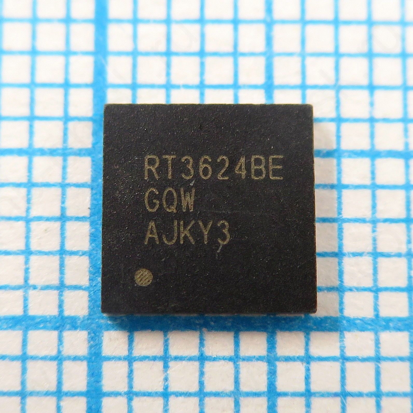 RT3624BE RT3624BEGQW - Двухканальный ШИМ-контроллер для питания ядра процессора IMVP9.1