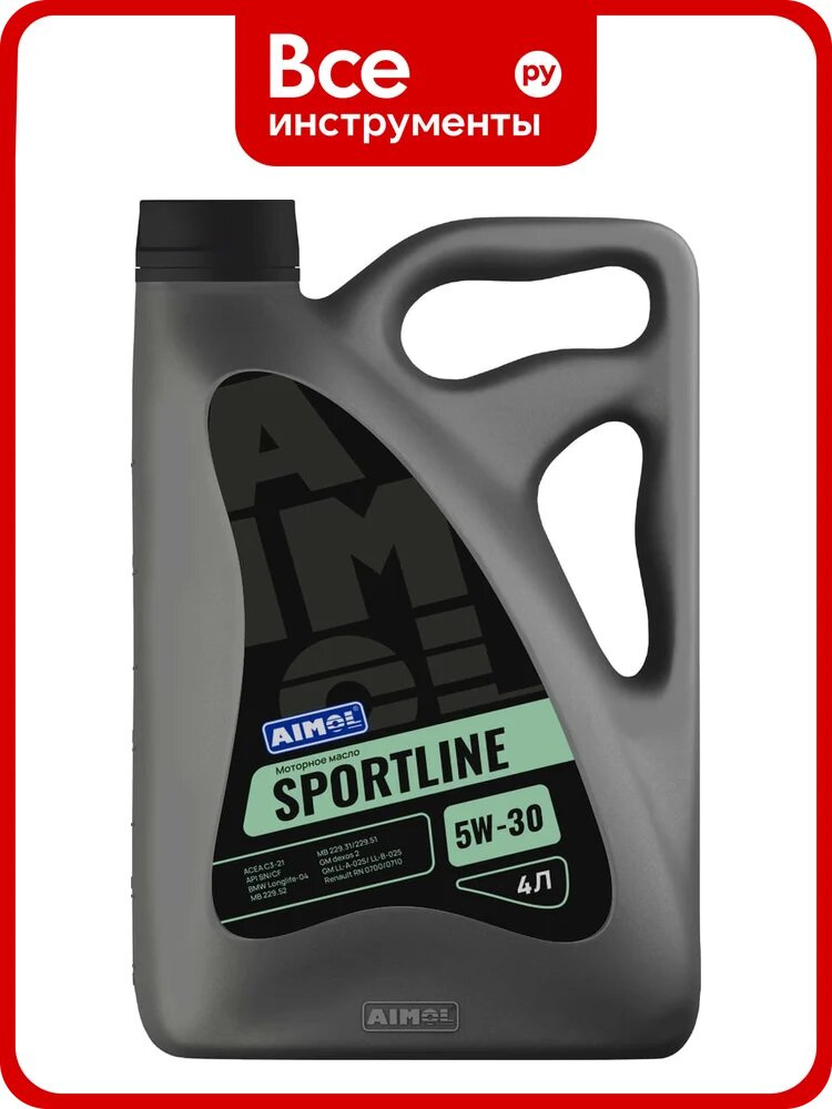 Cинтетическое моторное масло AIMOL Sportline 5W-30 4л RU 8721399010754