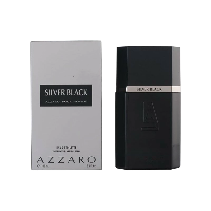 Azzaro Silver Black туалетная вода 100 мл для мужчин / Азаро Сильвер