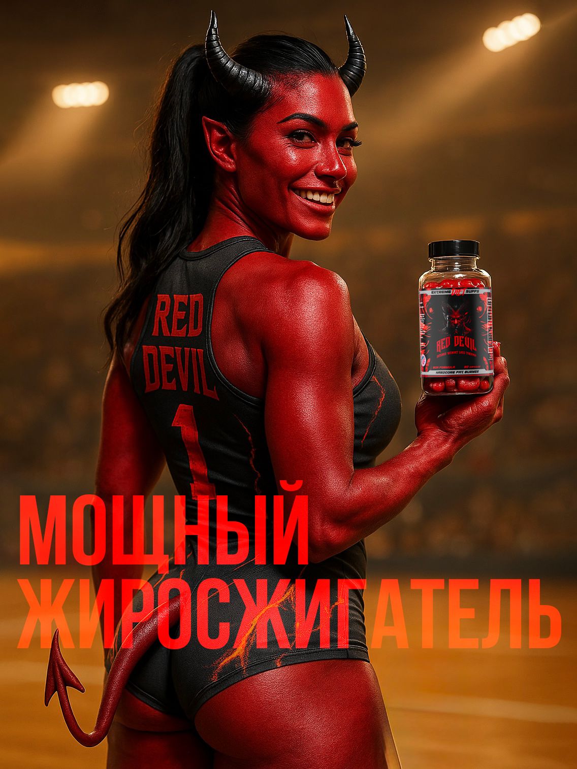 Red Devil мощный жиросжигатель для похудения мужчин и женщин