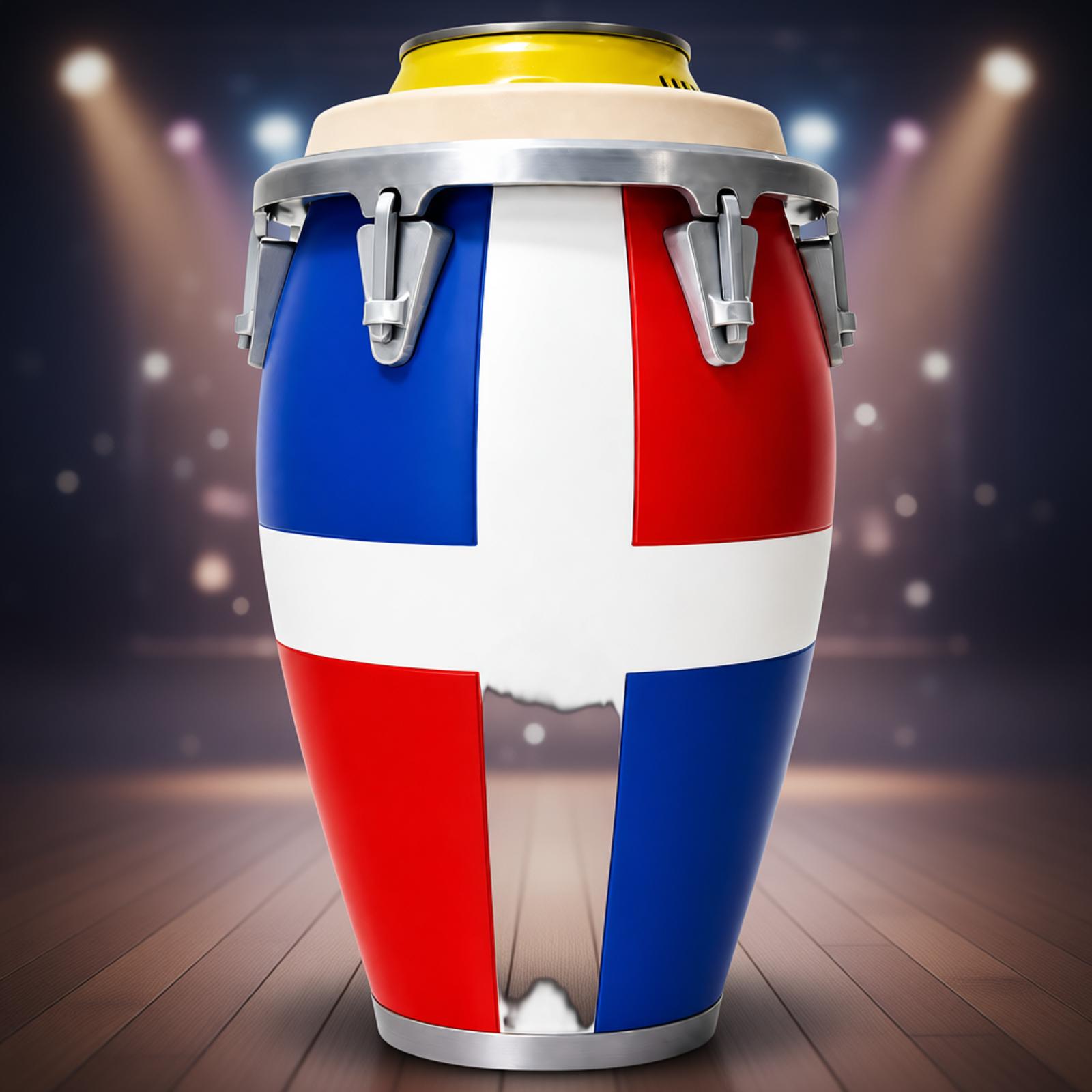 Подстаканник Для Консервной Банки-Доминиканская Республика Conga Drum