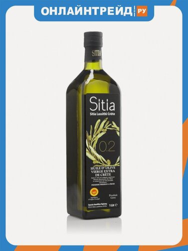 Изображение товара Масло оливковое Sitia Extra Virgin P.D.O. 0,2% 1 л
