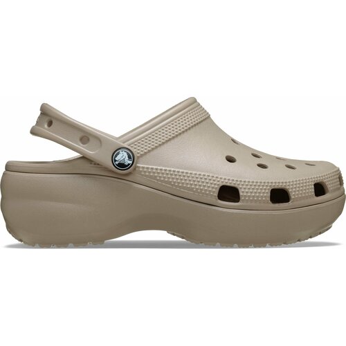 фото Сабо crocs, размер w7 us, серо-коричневый