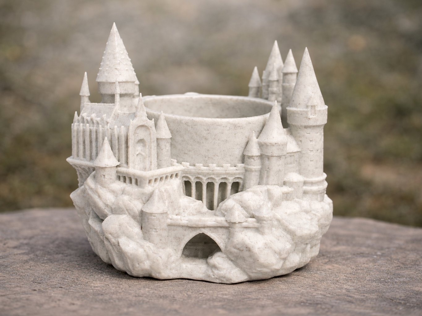 Ваза декоративная дизайнерская, 3D-печать, 3DOPRU арт. VASE-MW-2368379