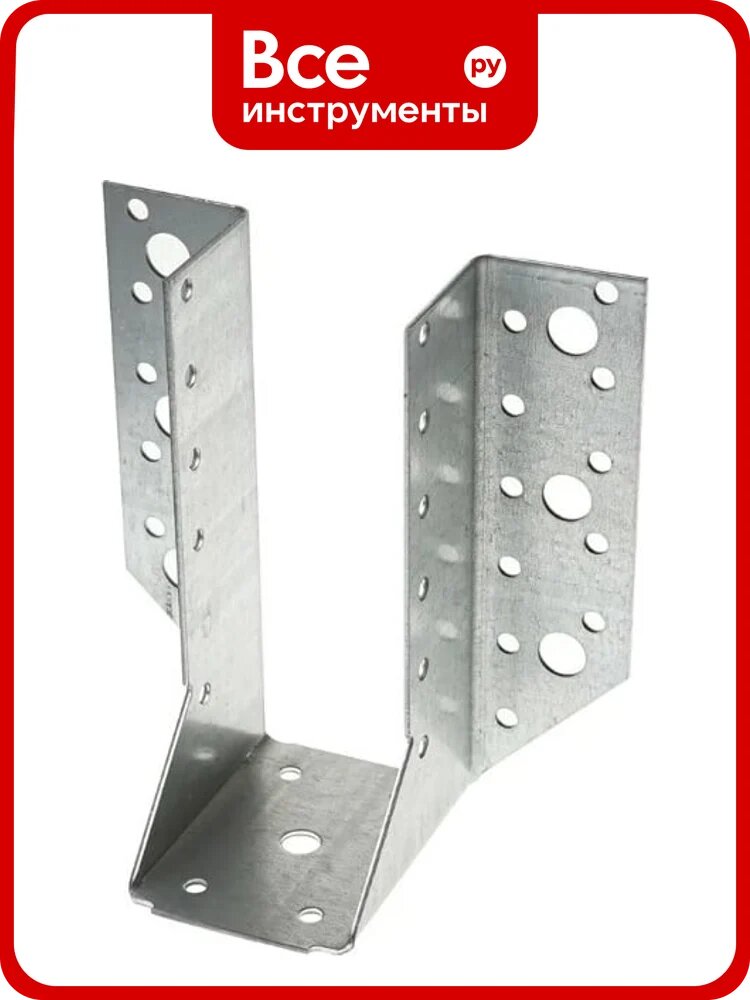 Опора бруса STALMAX OBR-R 140х100х76х2 открытая (арт. 10838) оц. сталь (уп. 10 шт) 10838-023