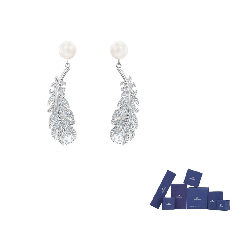 Серьги пусеты SWAROVSKI, кристаллы Swarovski