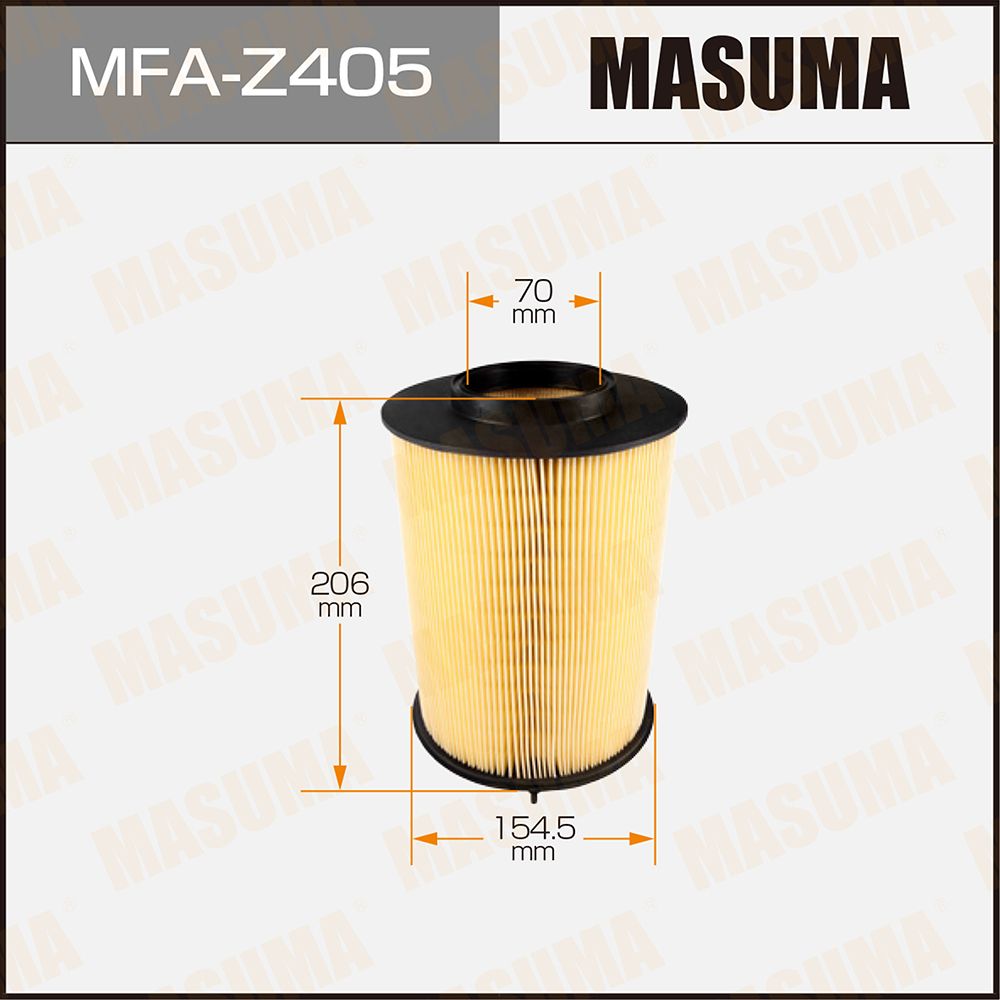 Фильтр воздушный MASUMA MFA-Z405 для MAZDA MAZDA 3 2008-2013, MAZDA MAZDA 5 2010-2015