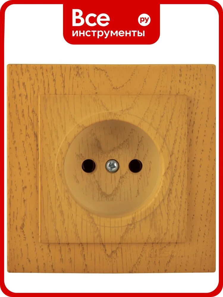 1-местная розетка Nilson СУ, TOURAN WOOD, дуб 24251015
