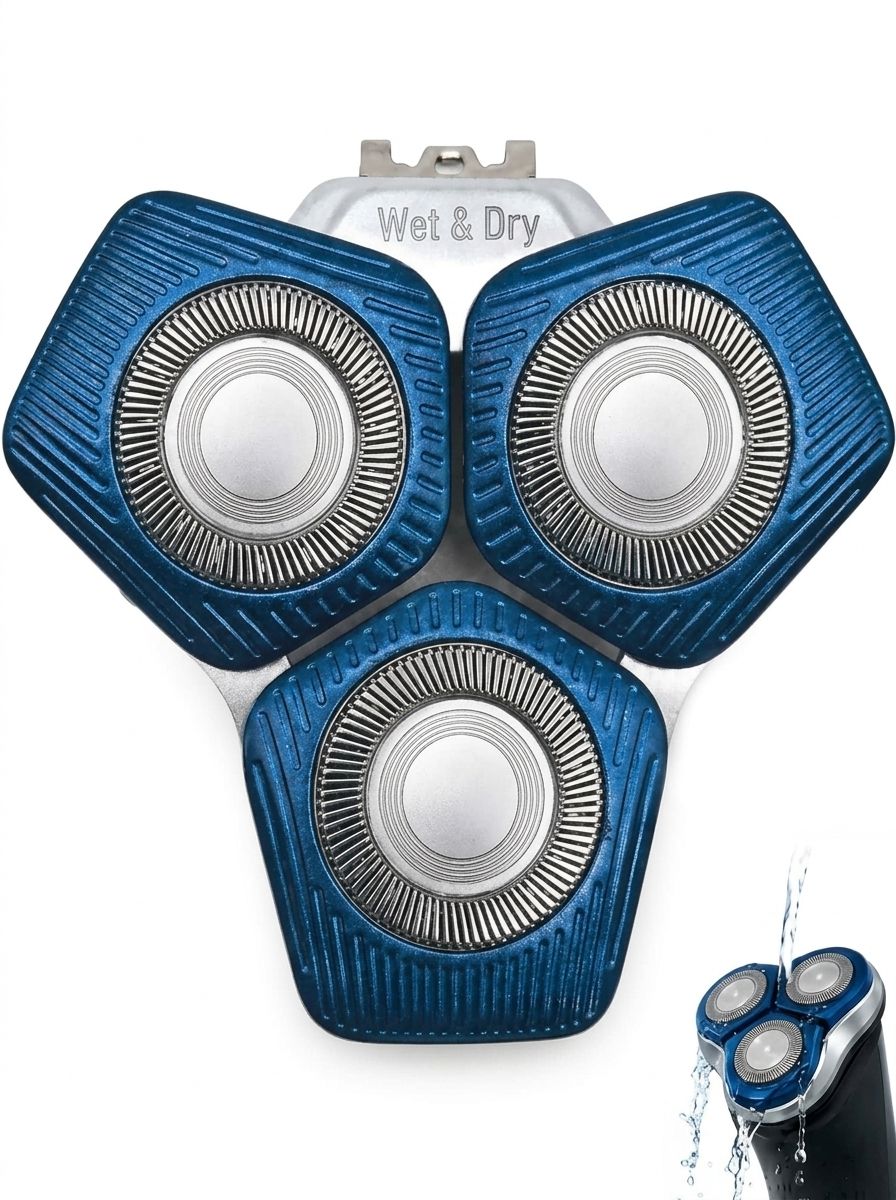 Сменная бритвенная головка SH71/91 для электробритв Philips серий 5000 и 7000, S5531, S5533, S7731, S8050, S9931, S9935, 1 шт, синяя