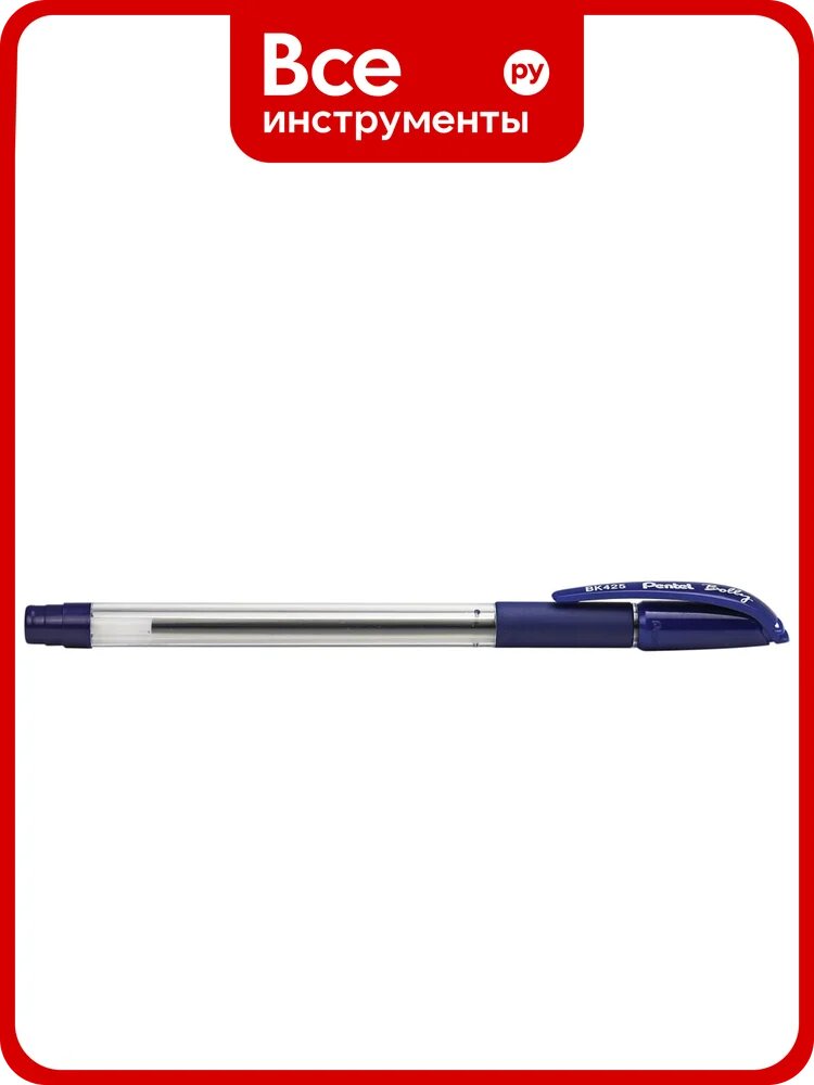 Шариковая ручка Pentel Bolly d 0.5 мм 12 шт BK425-C синие чернила 670037