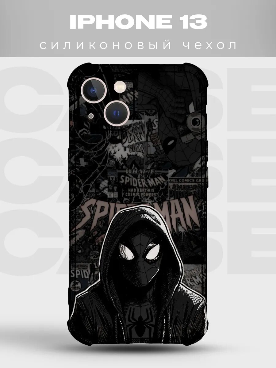 Чехол на iPhone 13 Человек-паук spider man человек паук