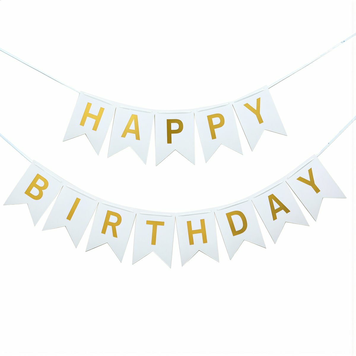 Декор для помещения на день рождения гирлянда HAPPY BIRTHDAY чёрный фон золотые буквы подходит для развешивания на стене или окне домашнего зала