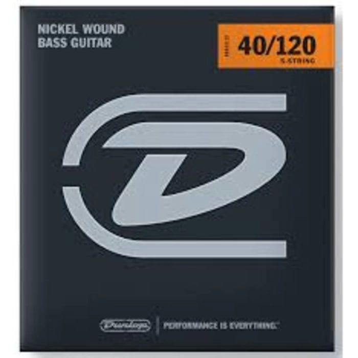 Dunlop DBN40120T Комплект струн для 5-струнной бас-гитары 40-120