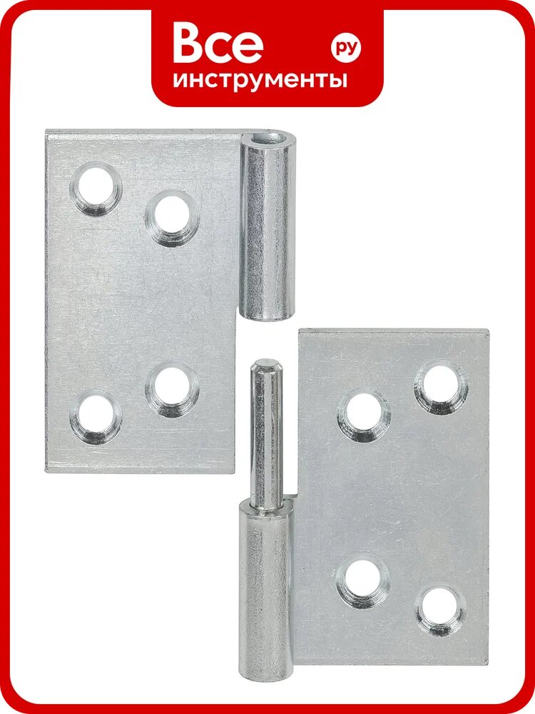 Разъемная петля VORMANN 70x100 мм, левая, оцинкованная 000029710Z