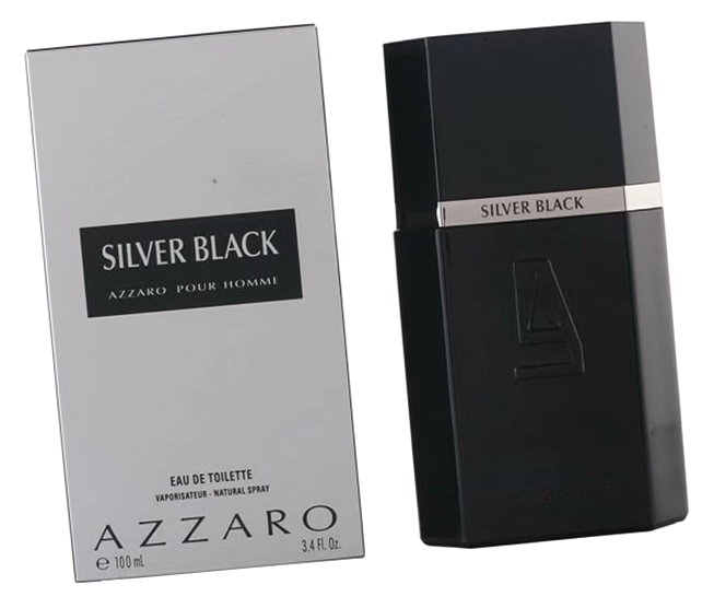 Azzaro Silver Black 100 мл eau de toilette мужская - Азаро Сильвер Блэк