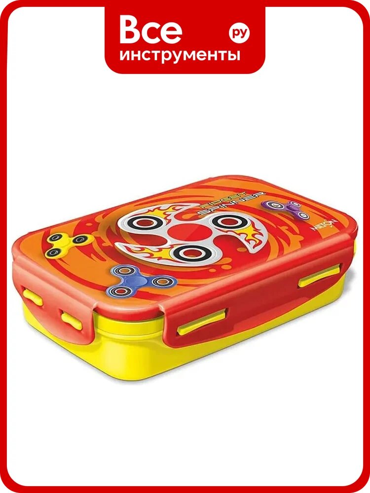 Термо ланч-бокс MILTON STEELY TIFFIN DELUXE 0.525 л, Yellow and Red ML37305-YR