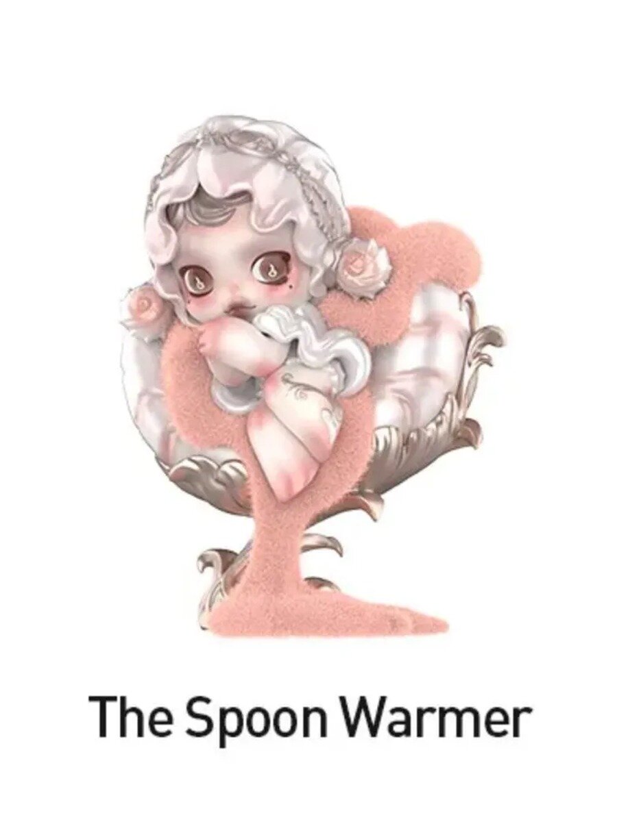 POP MART - Коллекция SKULLPANDA The Feast Begins Series Figure, The Spoon Warmer, Подарки, украшения комнат, 1 шт