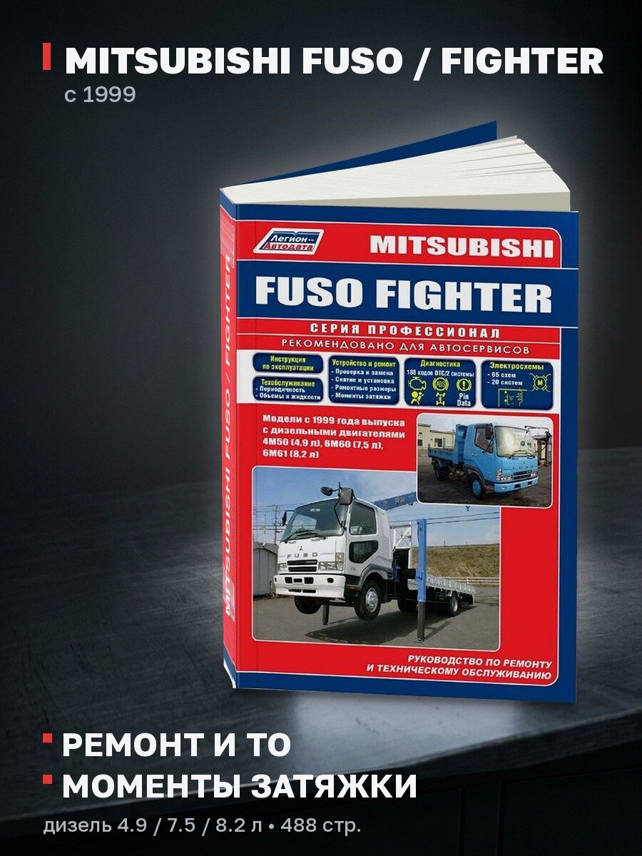 Книга: MITSUBISHI FUSO / FIGHTER (д) с 1999 г. в, рем, экспл, то | Легион-Aвтодата