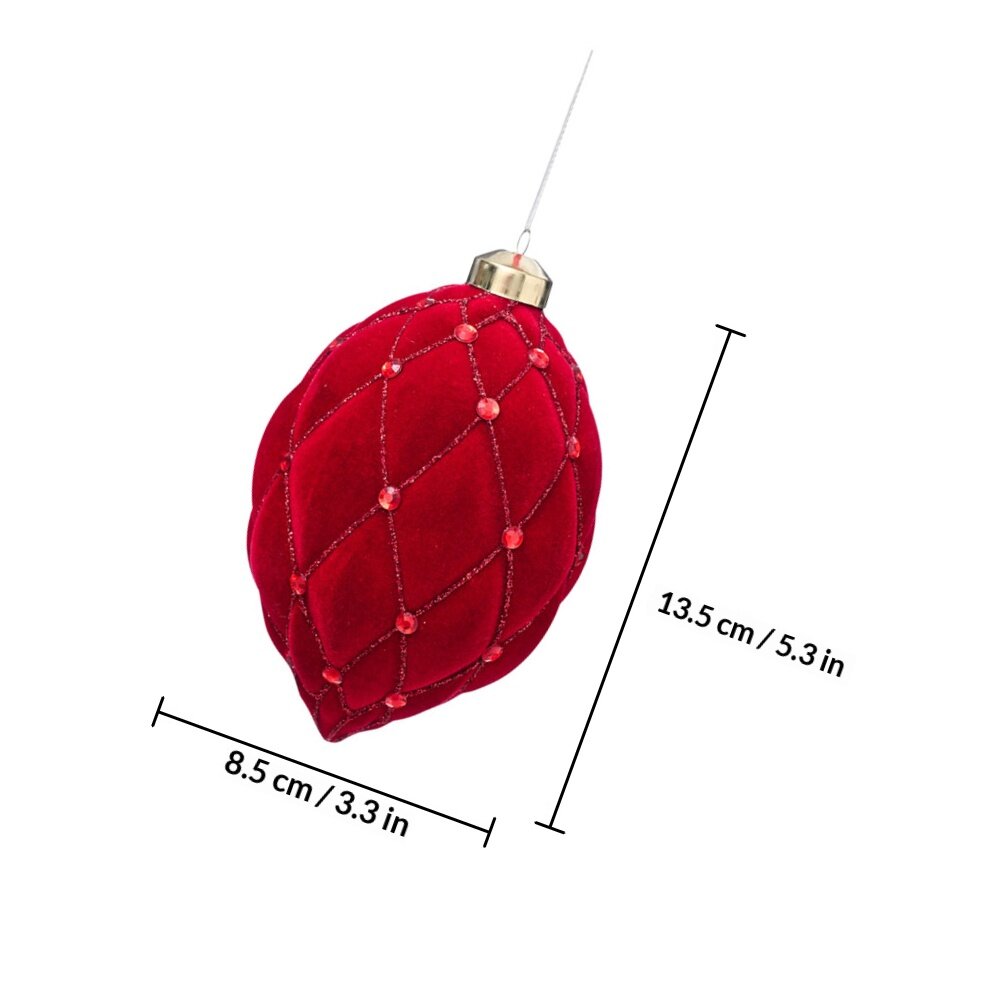 Красное Украшение Для Свадьбы И Дня Святого Валентина Размер 13.5x8.5 Cm