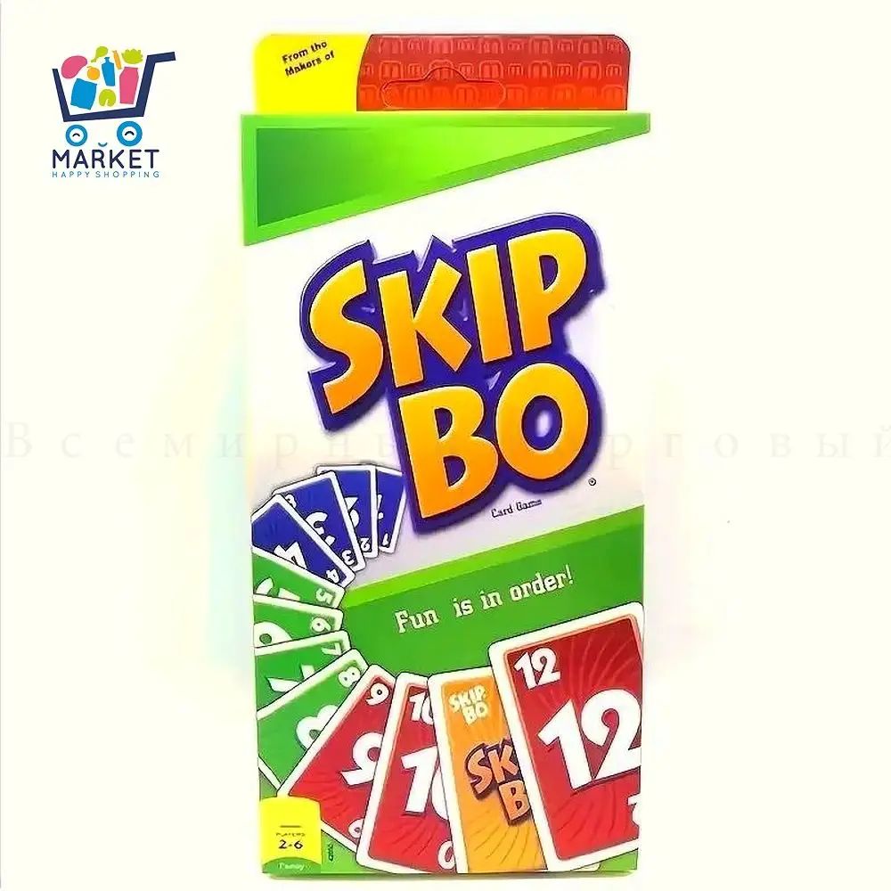 Настольная карточная игра Настольная Skip.Bo Игра (Карточная) Новая версия игры