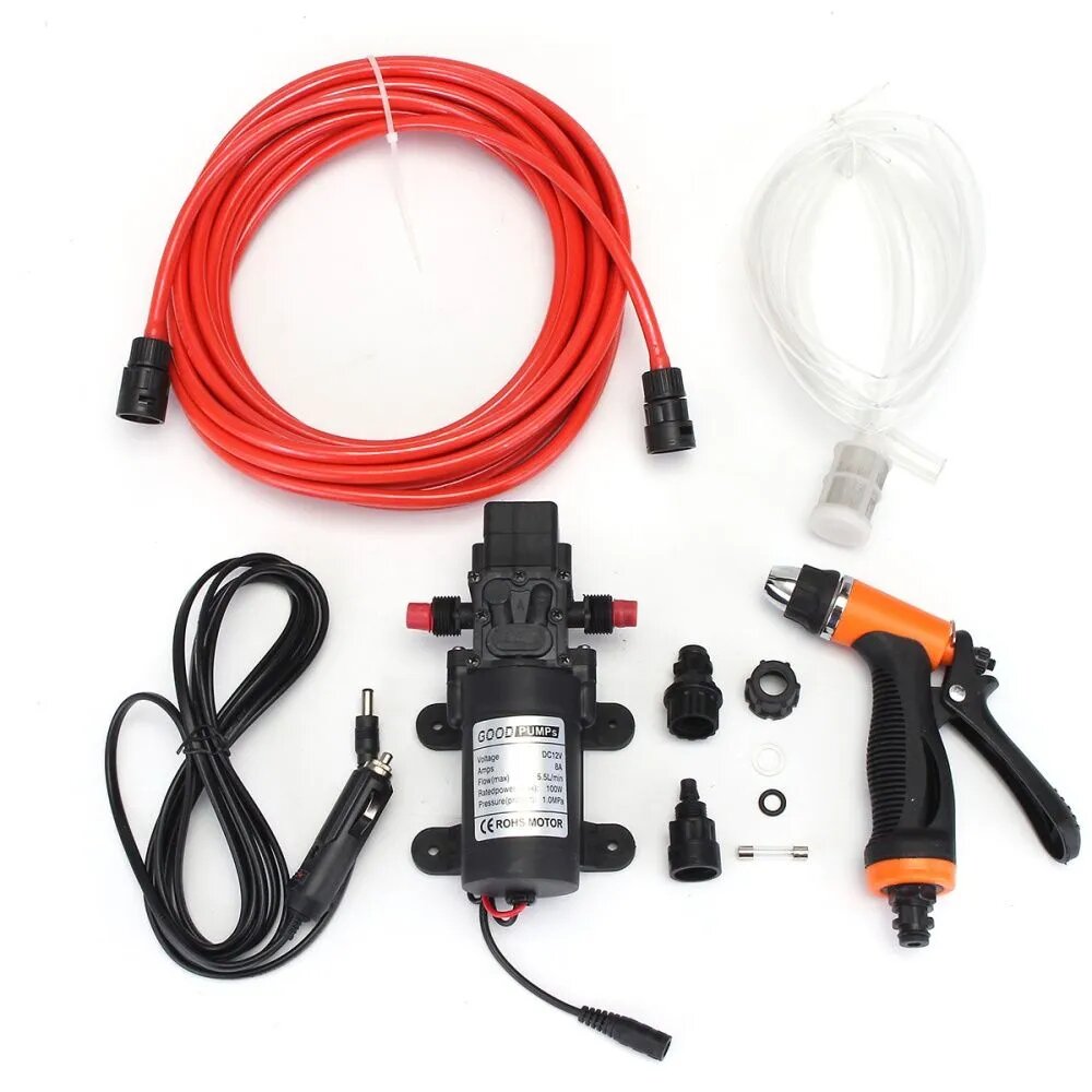 Портативная мойка высокого давления от прикуривателя High Pressure Portable Car Washer WM-02