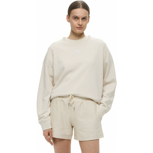 фото Свитшот puma ess oversized, размер m, , бежевый