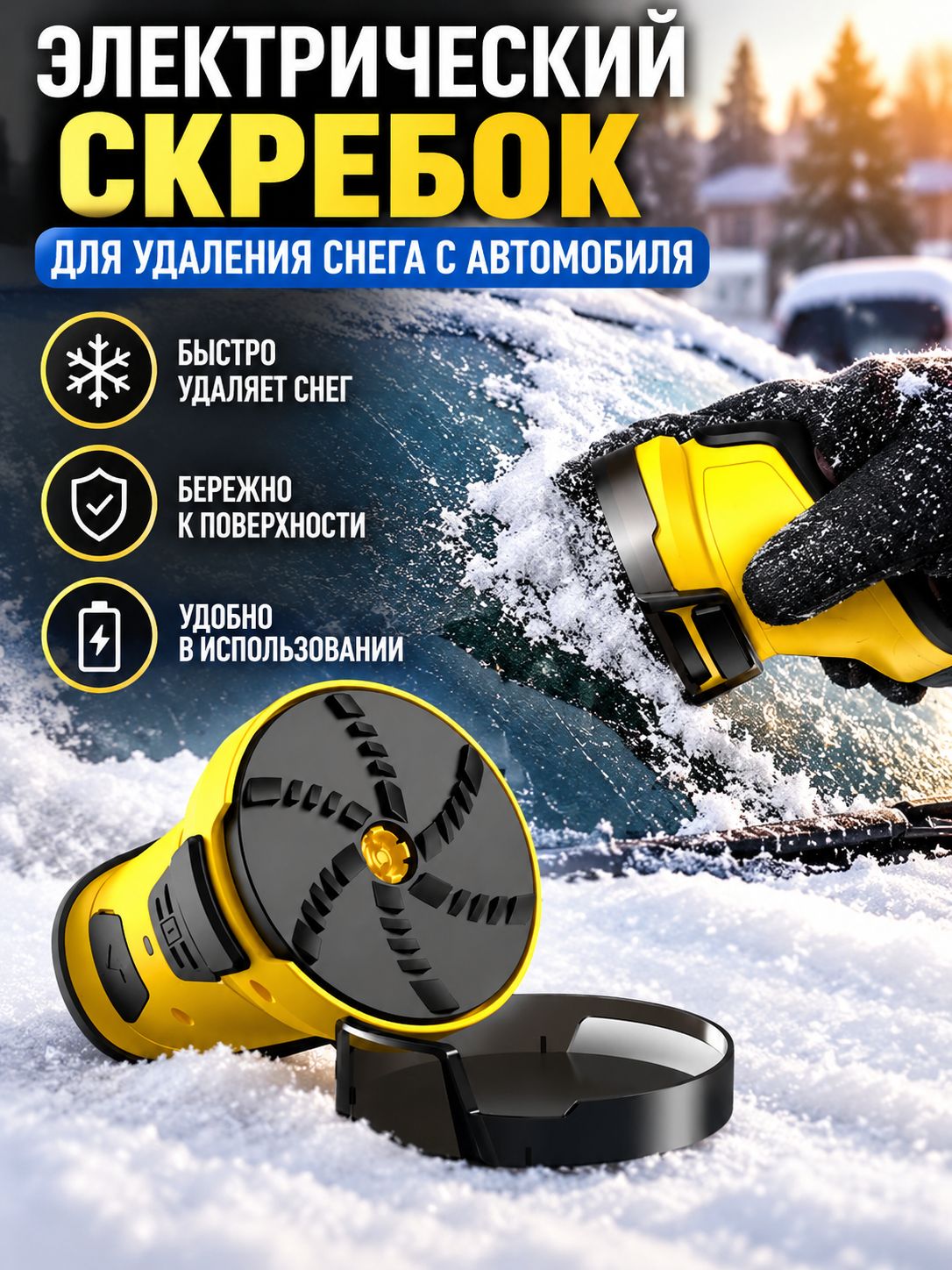 Стеклоочиститель аккумуляторный Karcher EDI 4 для удаления льда, 1.598-900.0