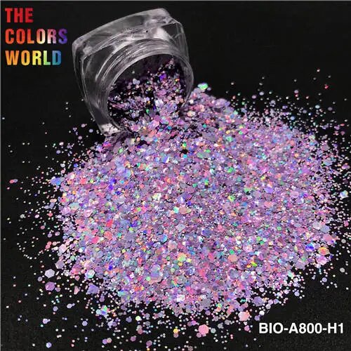 Блестки биоразлагаемые, Цвет BIO-A800-H1, 50г