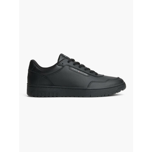 фото Кеды tommy hilfiger basket core leather, размер 44, черный