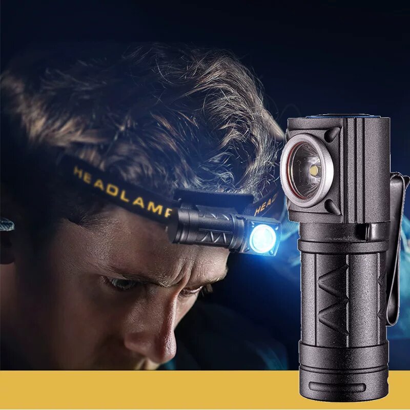 Astey EC300 фара, многофункциональный свет 21700, уличный мощный фонарик, компактный перезаряжаемый портативный фонарь