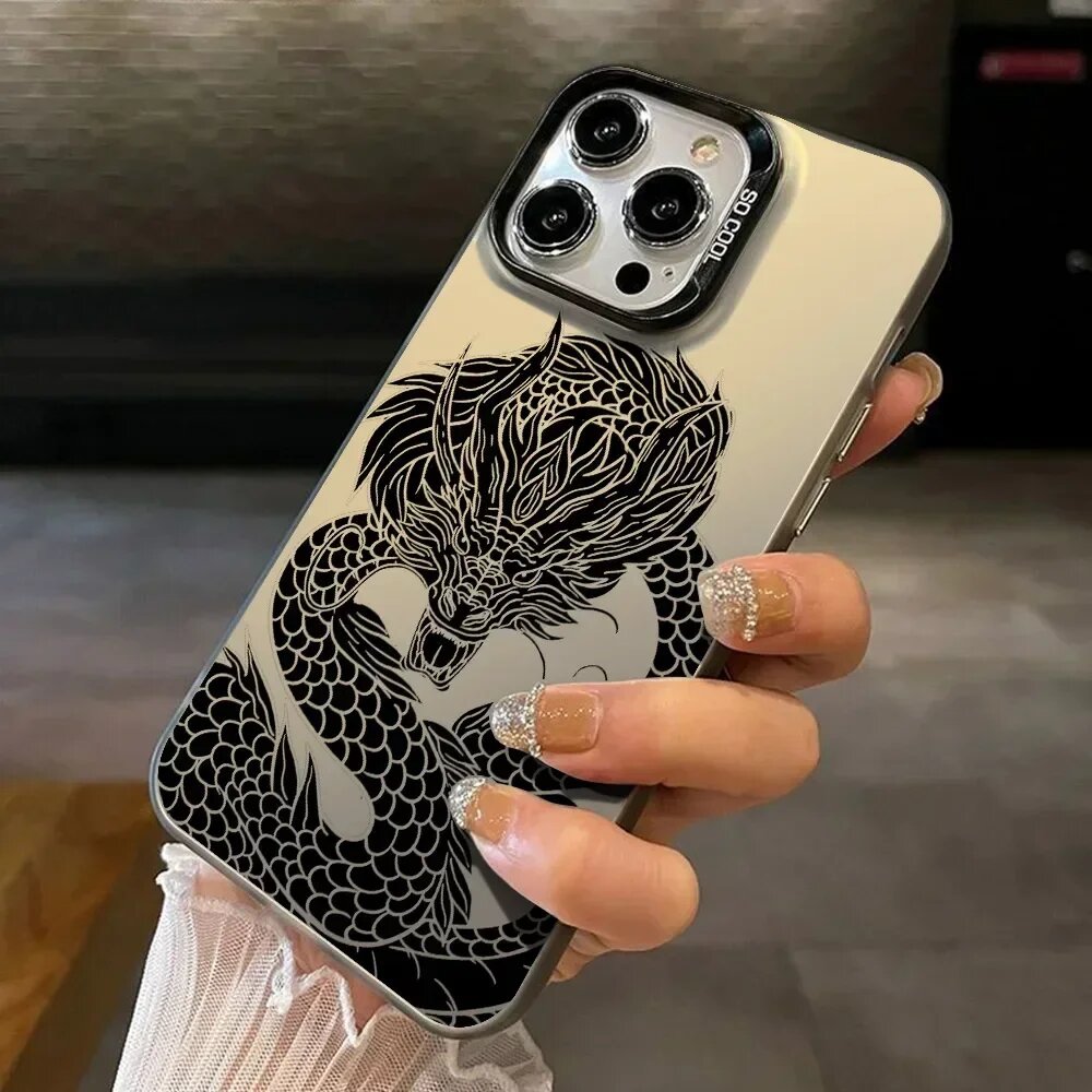 Для Realme C51 C51S C53 C55 чехол Роскошный бампер с цветочным BK-CYK1313, Realme C51 C51S C53