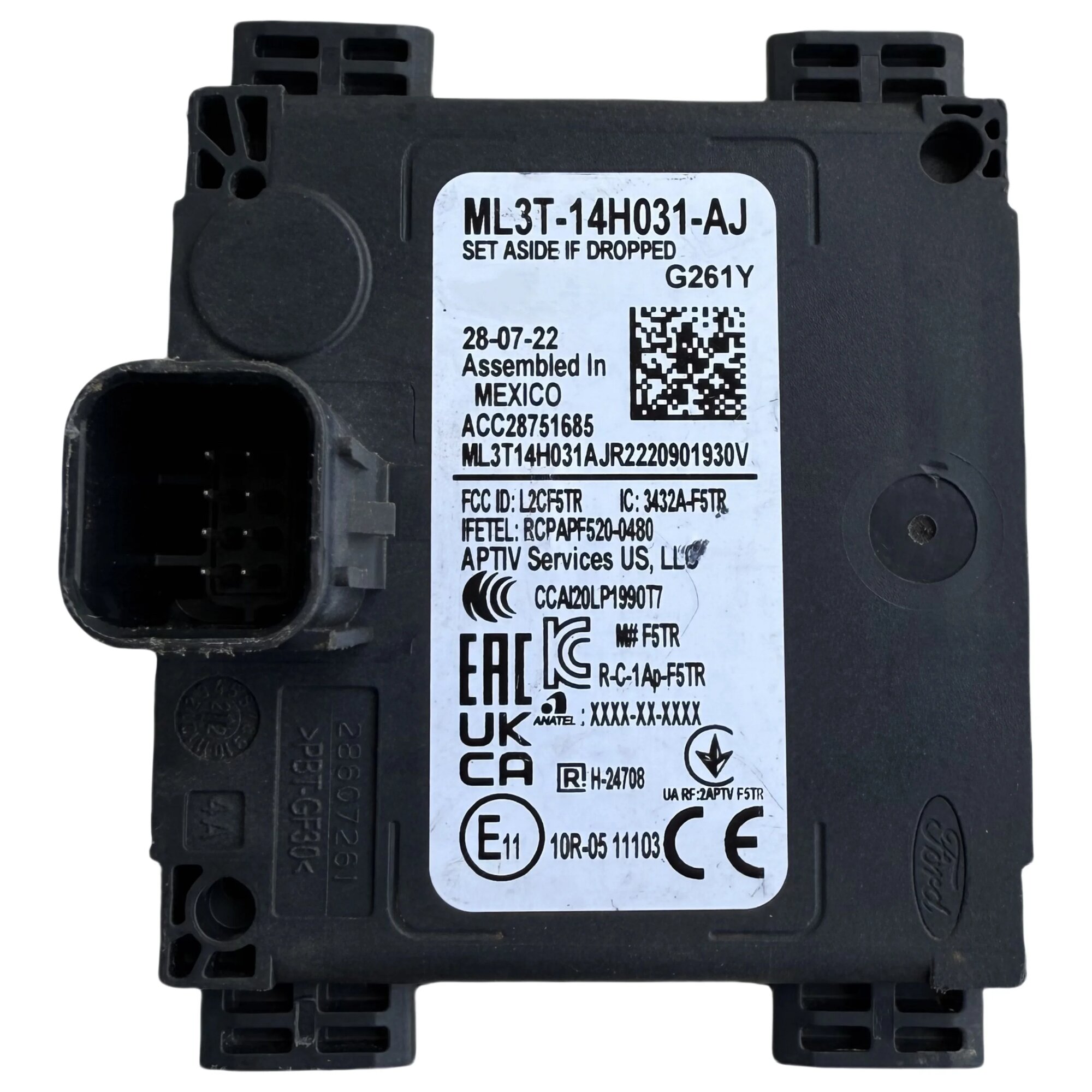 ML3T-14H031-AJ Модуль датчика обнаружения слепых зон, подходящий для Ford ML3T14H031AJ