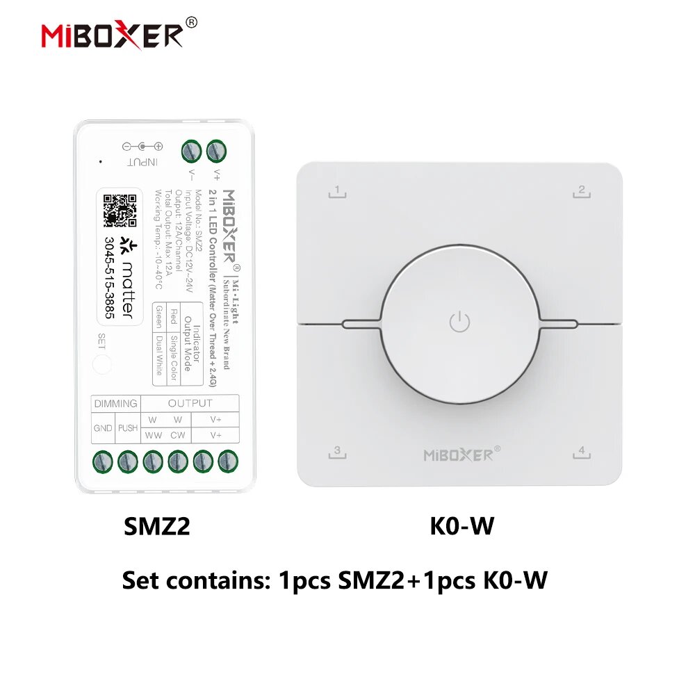 RGB-контроллер Miboxer SMZ2 and K0-W