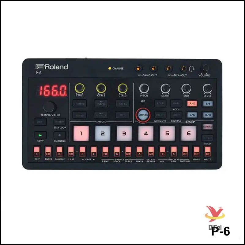 Сэмплер Компактный сэмплер и звуковой модуль Roland P-6-x