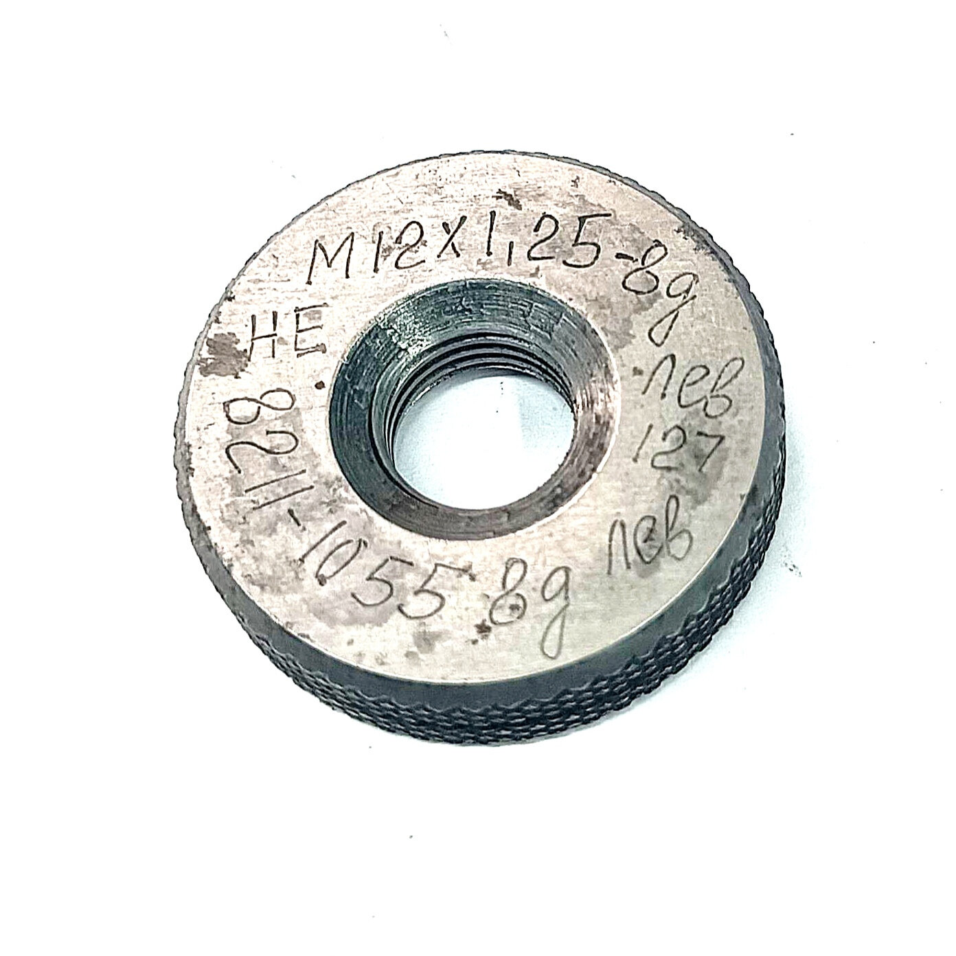 Калибр-кольцо резьбовое М12х1,25 ( НЕ 8g) 8211-1055 левое