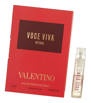 Парфюмерная вода Valentino Voce Viva Intensa пробник 1.2 / Валентино Восе Вива Интенса мини-формат