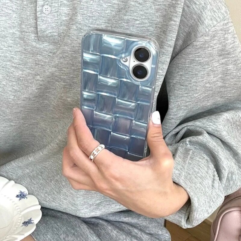 Чехол с рисунком фэнтези Ice Cube для Apple IPhone 16 15 14 13 Pro Синий, Blue, For iPhone 16Promax