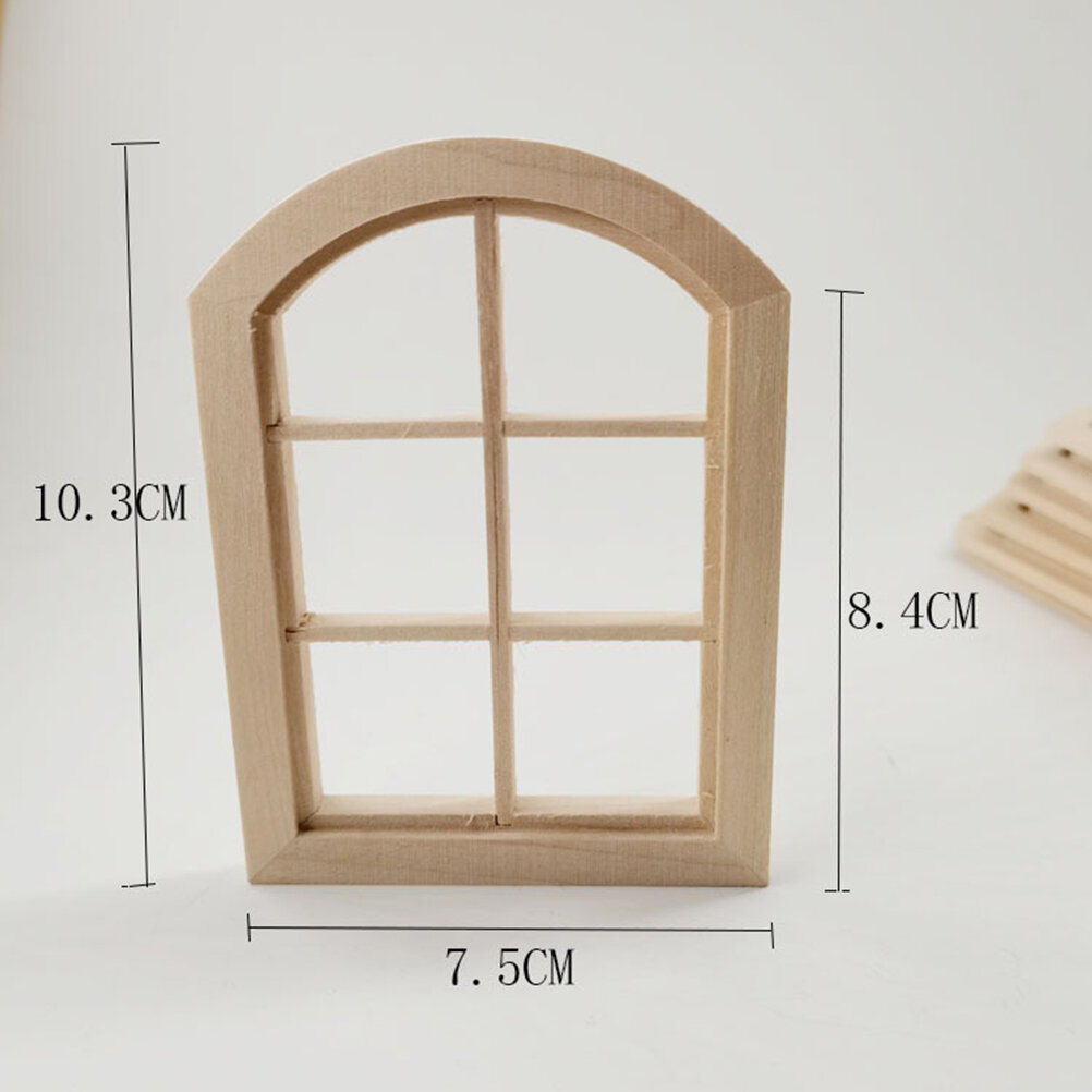 Оконная Рама Миниатюрная Для Декора Домиков Размер 10.3X7.5X0.8Cm