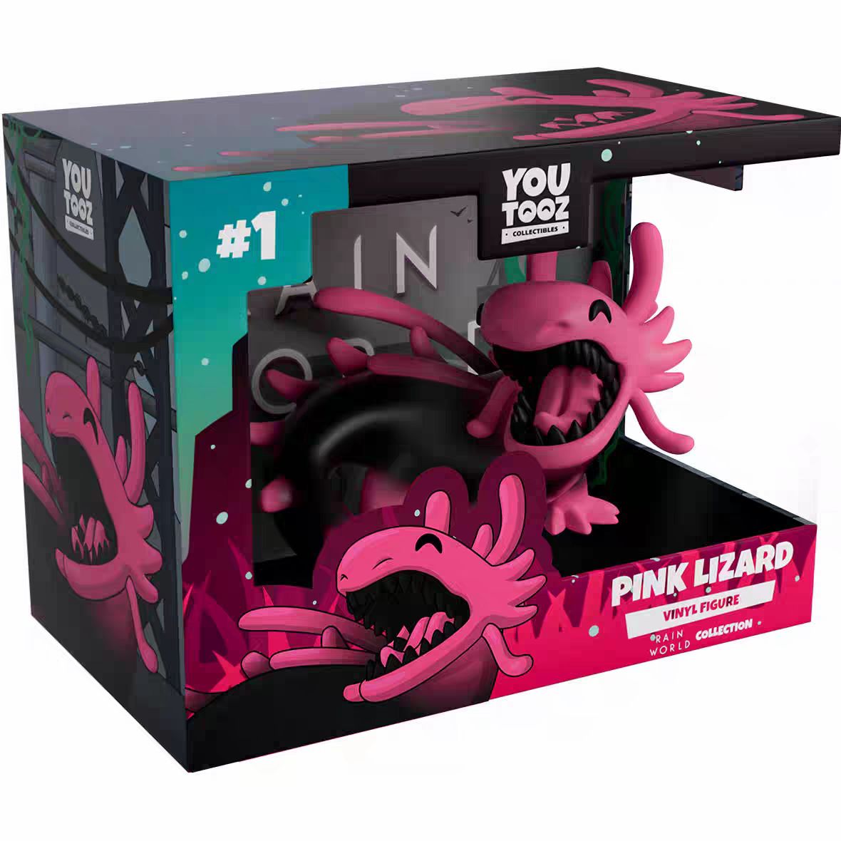 Youtooz Коллекционная фигурка " Rain World", Pink Lizard,7.6cm