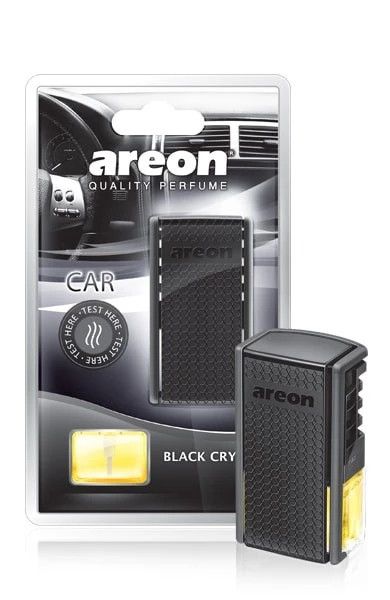 Ароматизатор на печку (Black Cristal/Черный кристалл) "AREON" Car box Superblister
