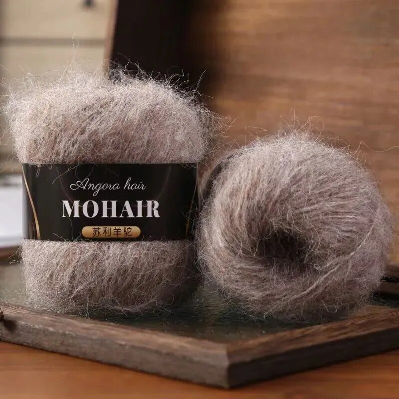 Пряжа из альпаки и мохера, для свитера ручной работы, сделай сам