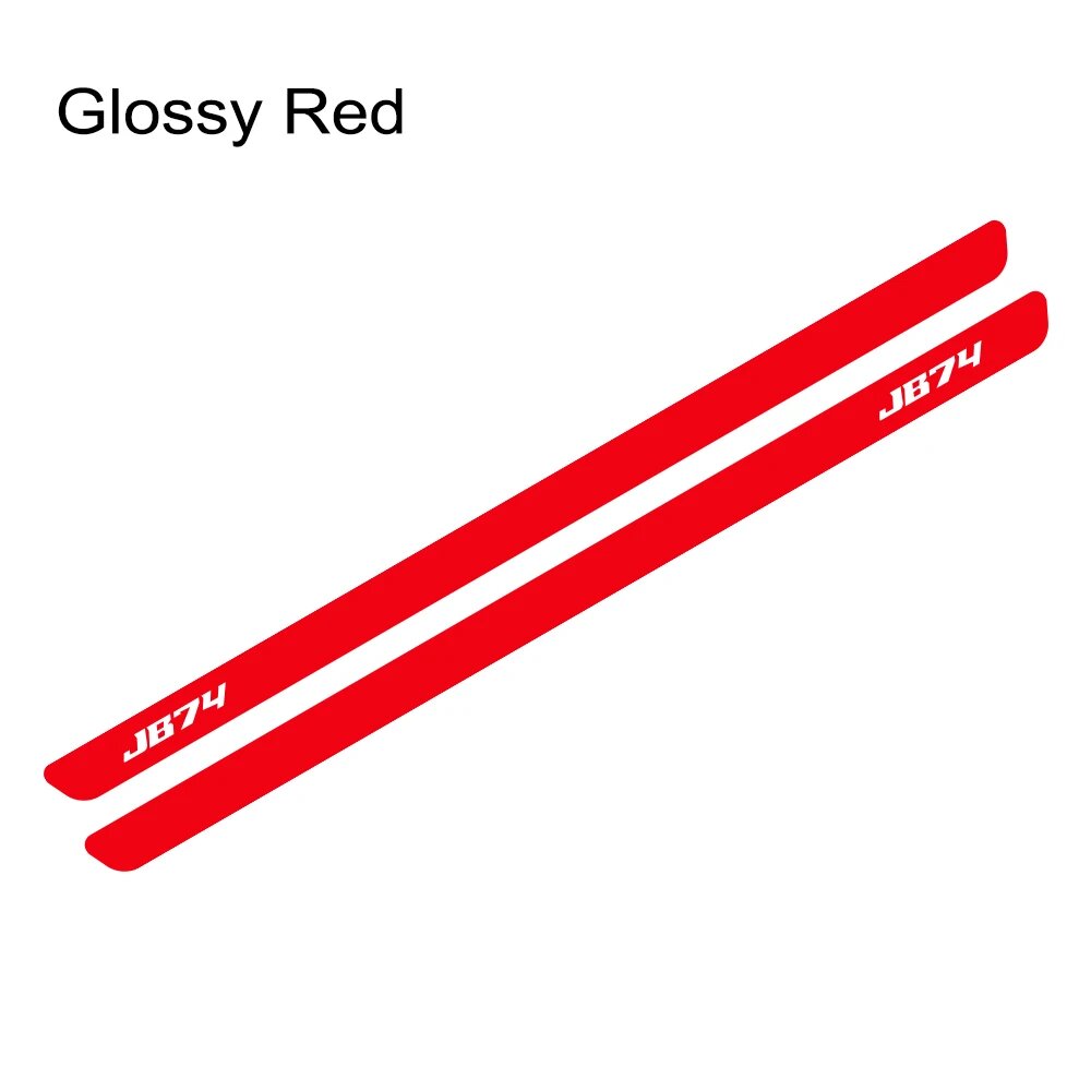 Наклейки SUZUKI JIMNY JB74 в полоску Glossy Red