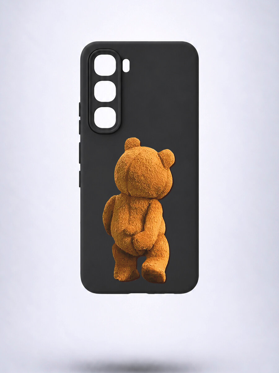 Чехол для Infinix HOT 50, силикон, Тед, soft touch, матовый, мягкий, тонкий