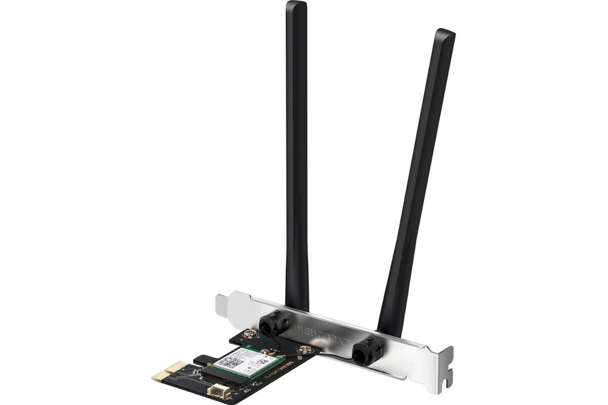 Wi-Fi-адаптер Mercusys MA80XE AX3000, 2,4/5 ГГц, Wi-Fi до 3000 Мбит/с, Bluetooth 5.2, черный